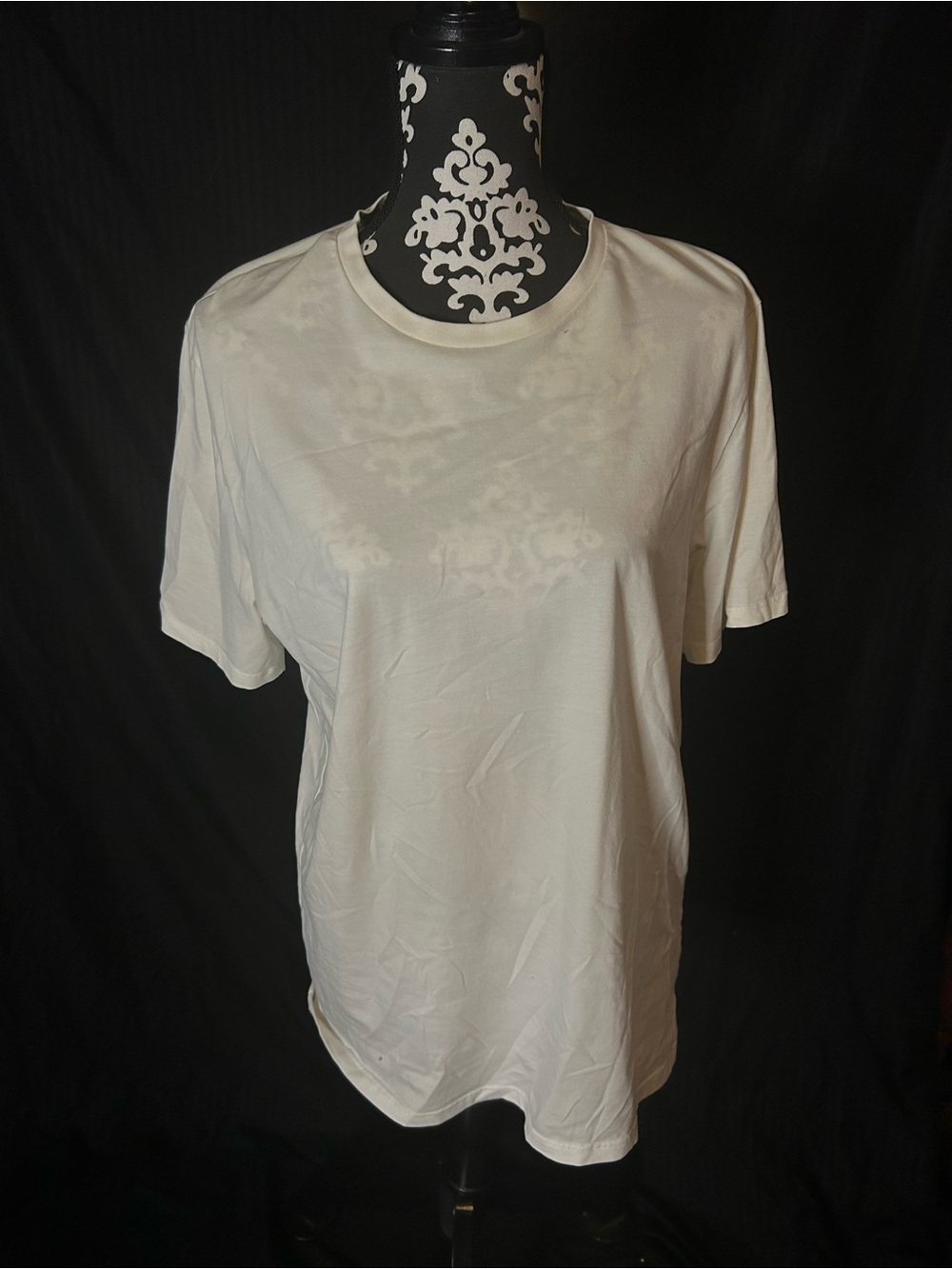 L.L. Bean Men's Short Sleeve Crew Neck T-Shirt - White